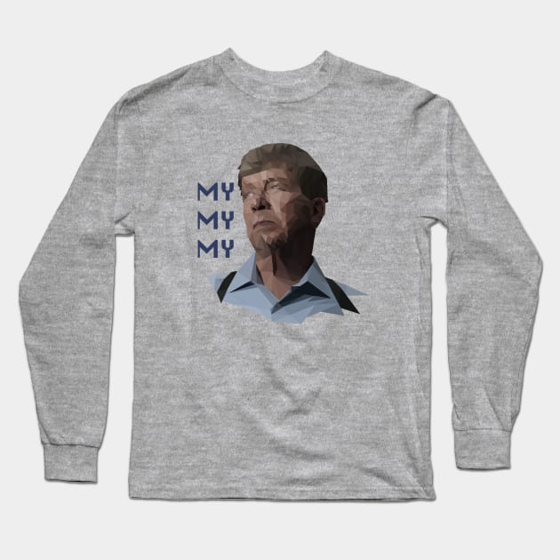 Geometric Joe Kenda - My My My Long Sleeve T-Shirt by daniellecaliforniaa